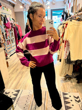 Carica l&#39;immagine nel visualizzatore di Gallery, Susy Mix Maglia righe Crop
