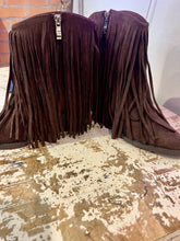 Carica l&#39;immagine nel visualizzatore di Gallery, Stivali texani frange
