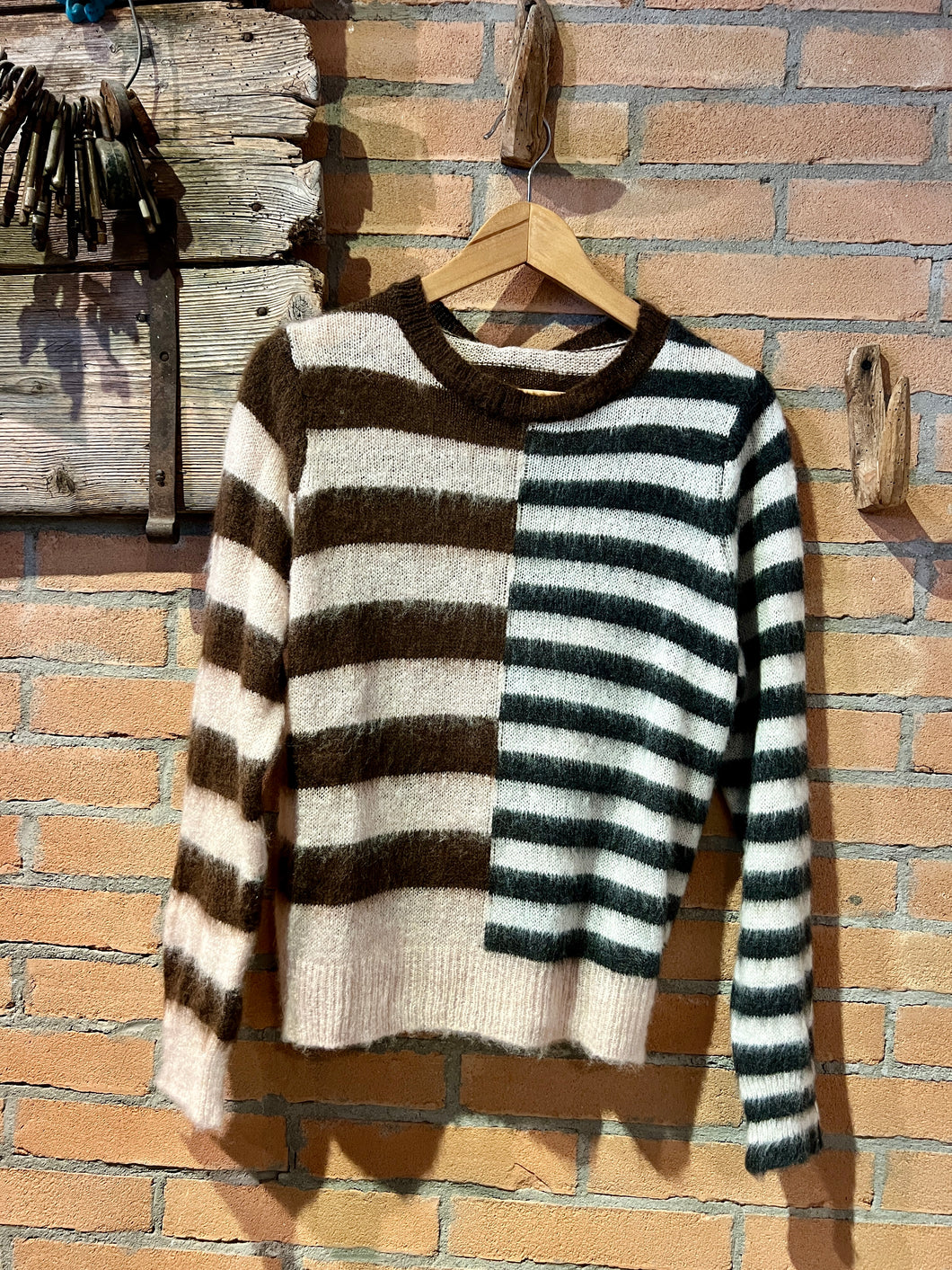 Susy Mix Pull girocollo Rigato