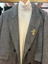 Carica l'immagine nel visualizzatore di Gallery, Cappotto micro-fantasia
