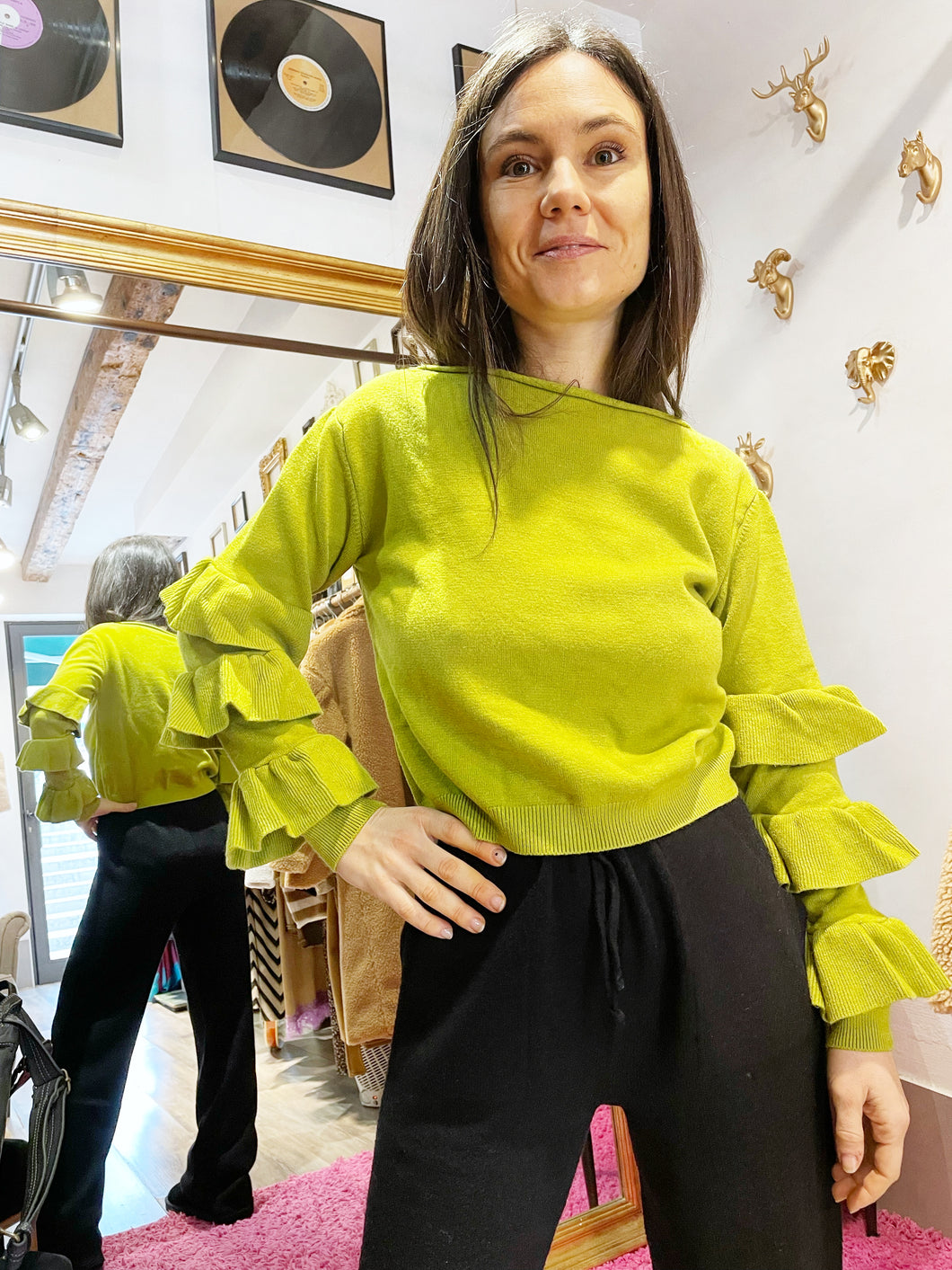 Susy Mix Maglia rouches